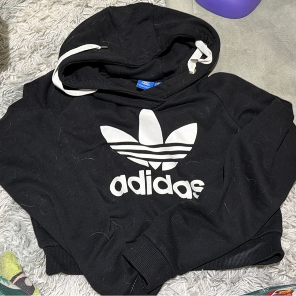 Adidas crop Hoodie